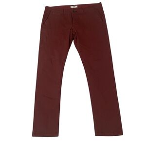 Men's Burgundy Pants